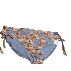 Time & True dusty blue peach coral orange high rise bikini bottom new w/ tags 3x